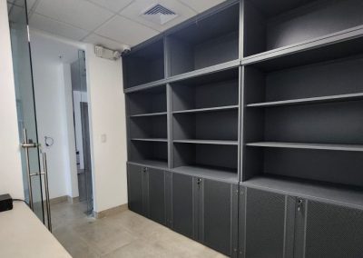 Módulos de almacenamiento empresarial fabricados a medida para oficinas corporativas